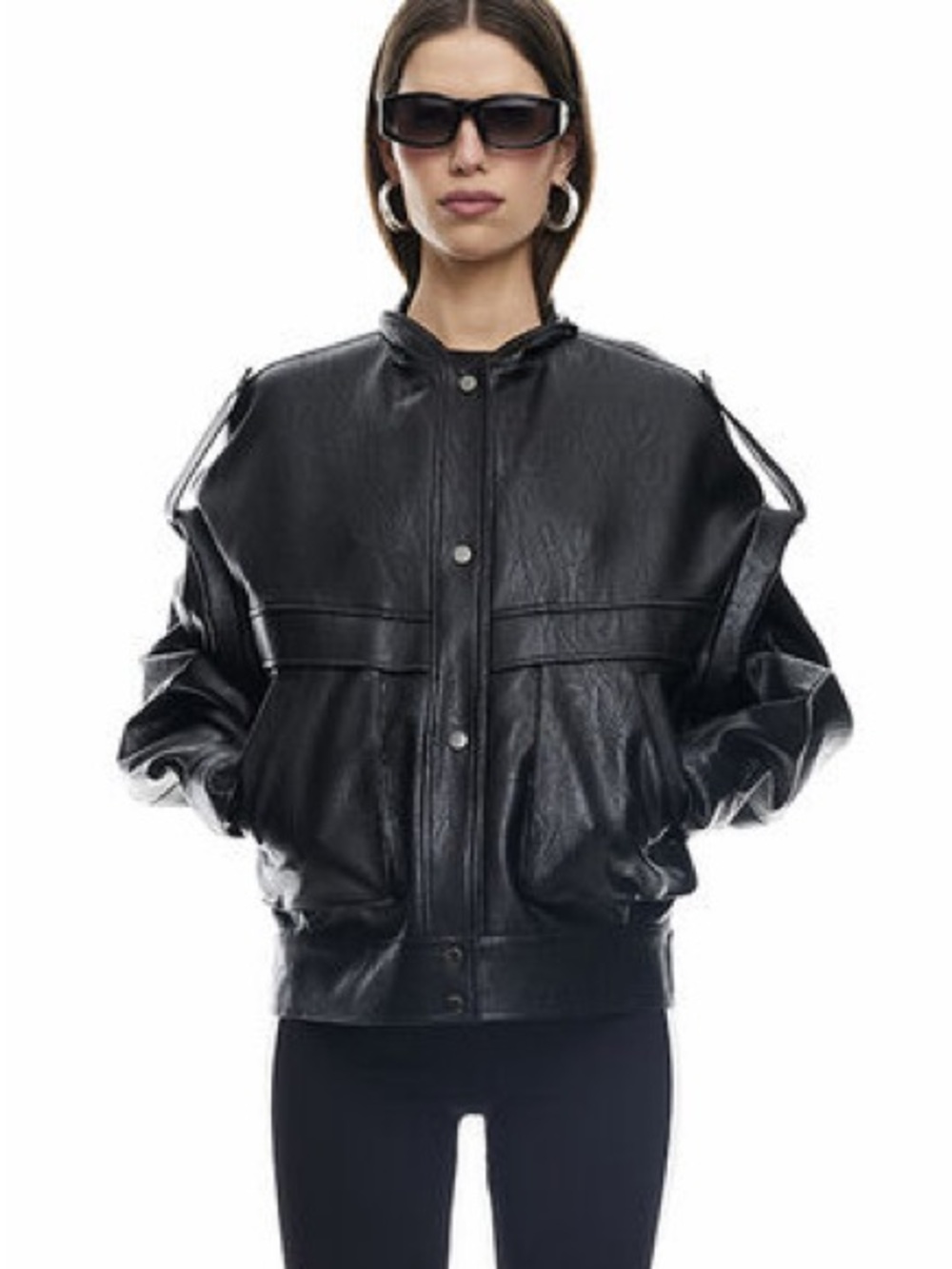Lioness Madame Vegan-Leather Bomber